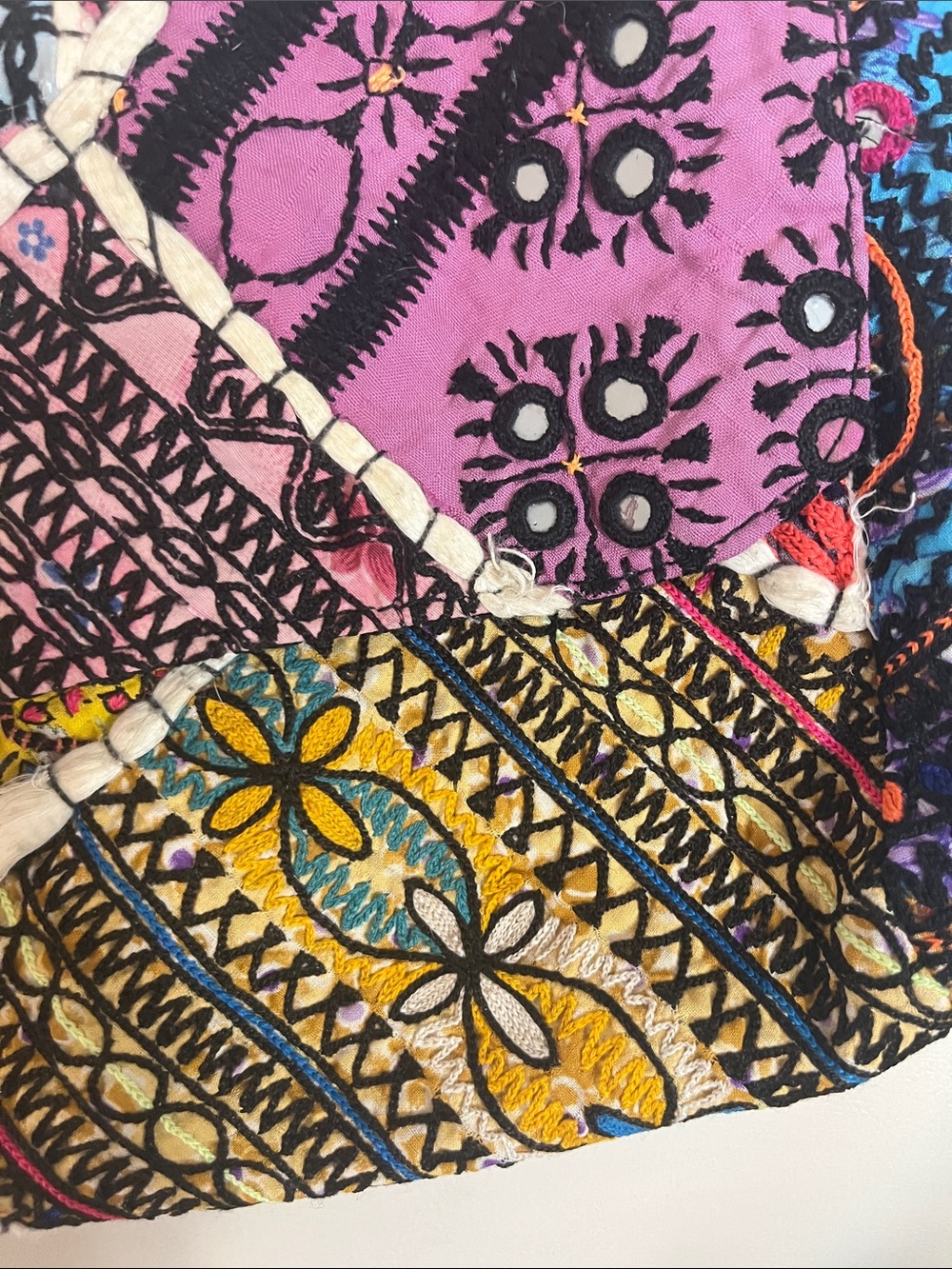 Multicolor Patchwork Boho Purse - Picture 11 of 15